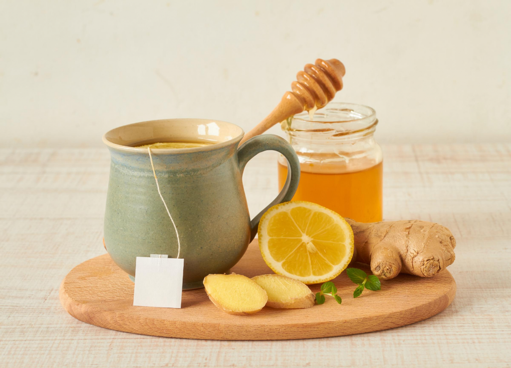 Warming foods when pregnant - ginger tea